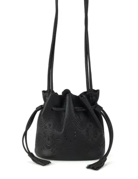 Bucket Crossbody Bag Black