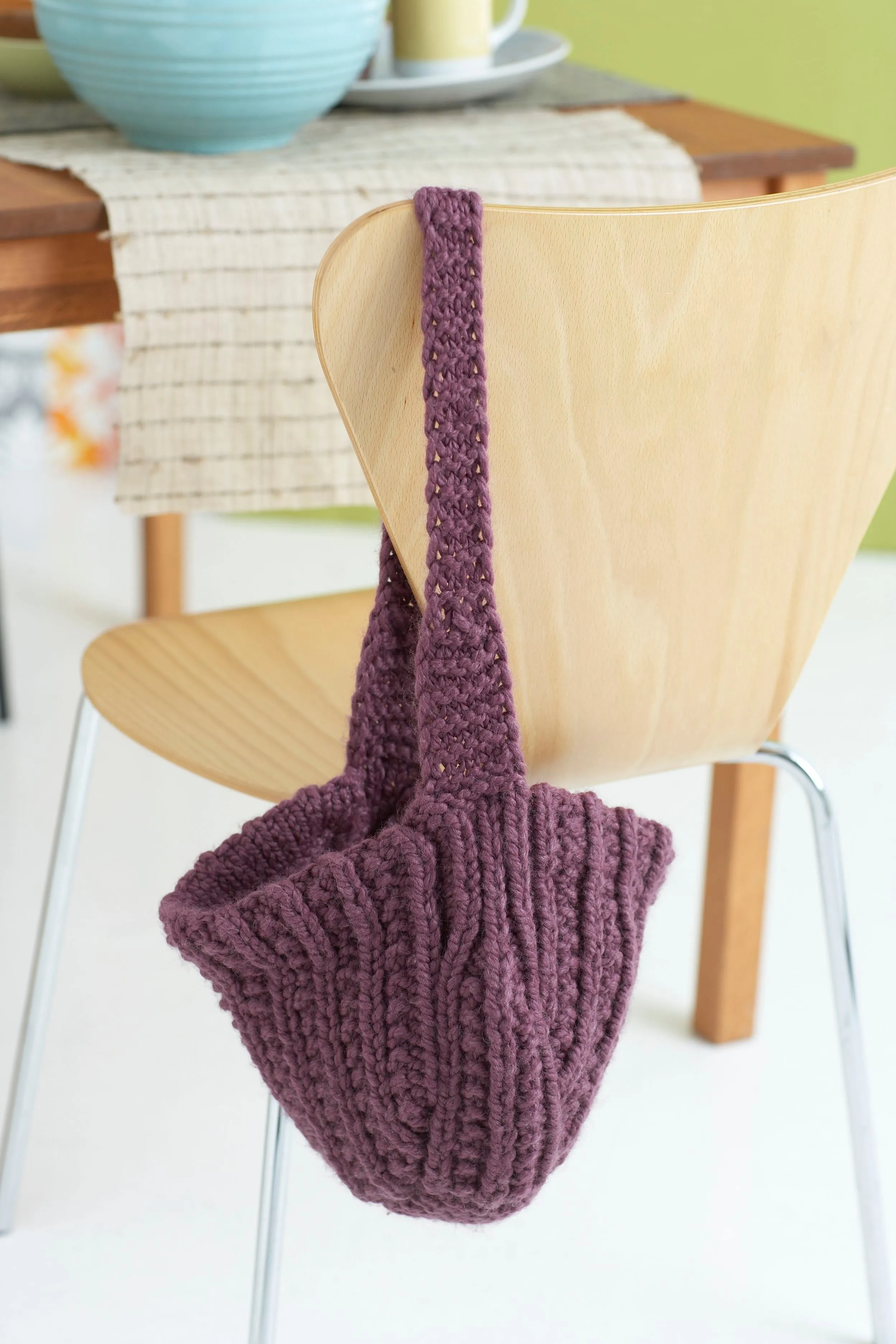 Bucket Shoulder Bag (Knit)