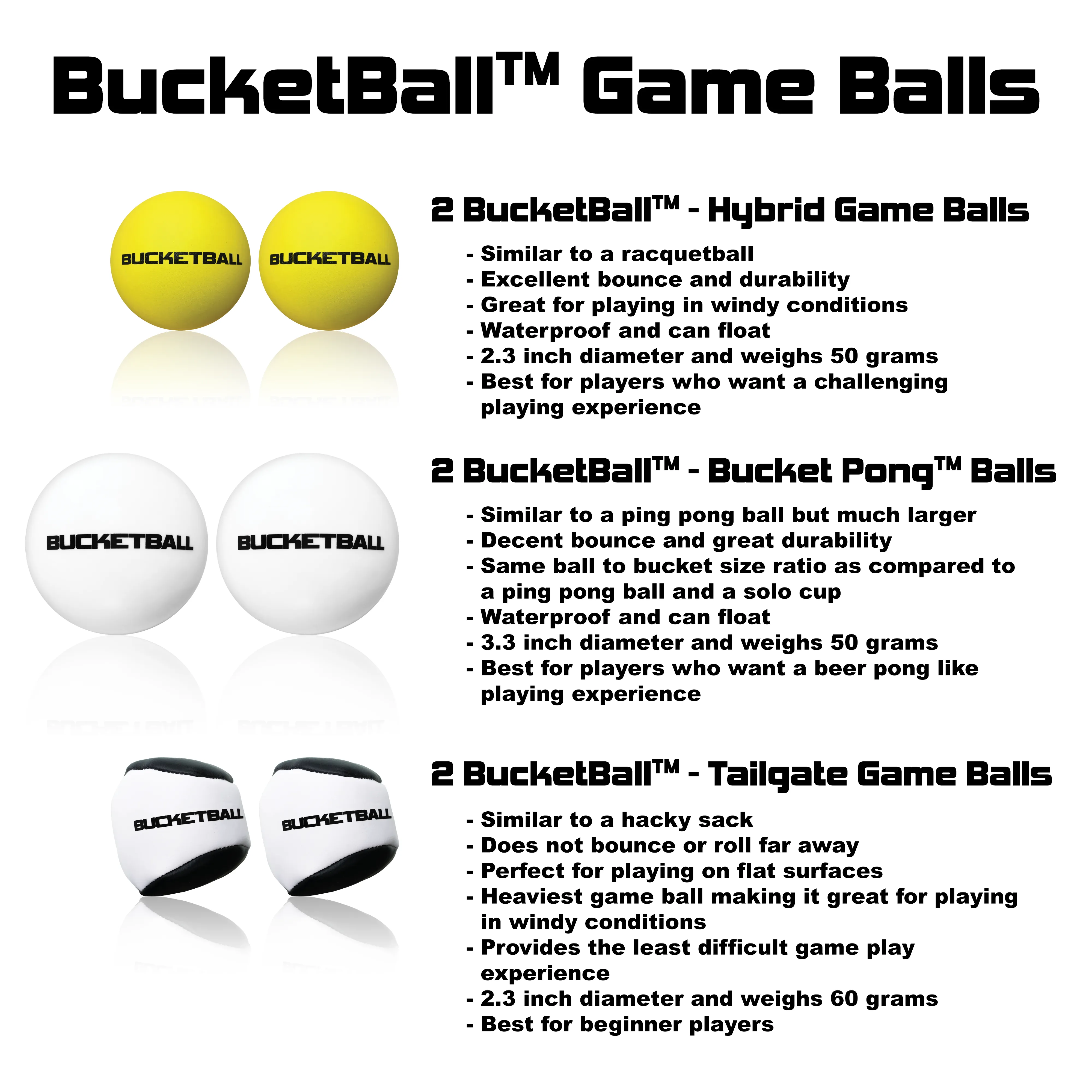 BucketBall - Team Color Edition - Combo Pack (Pink/Red)