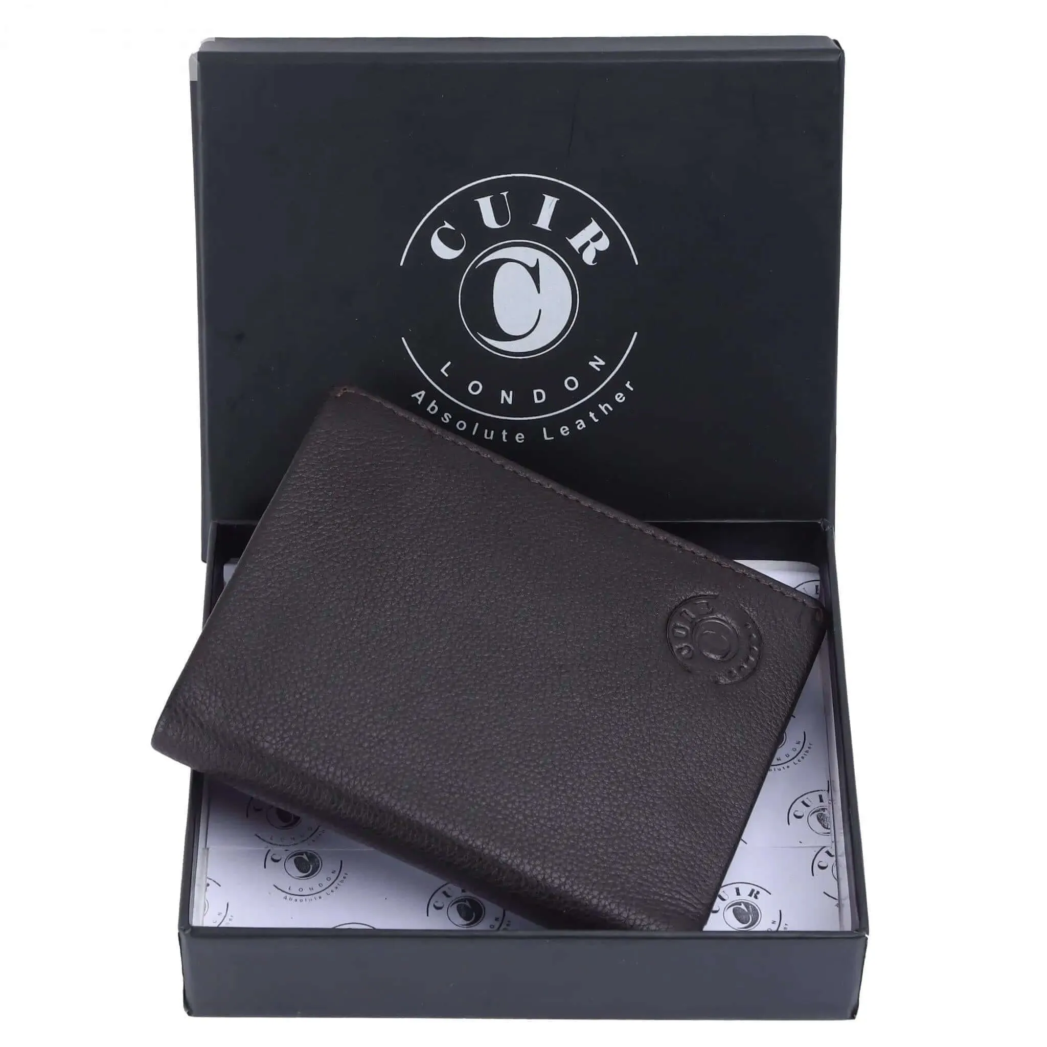 Buffalo and Cow Leather RFID Wallet: Durable and Stylish