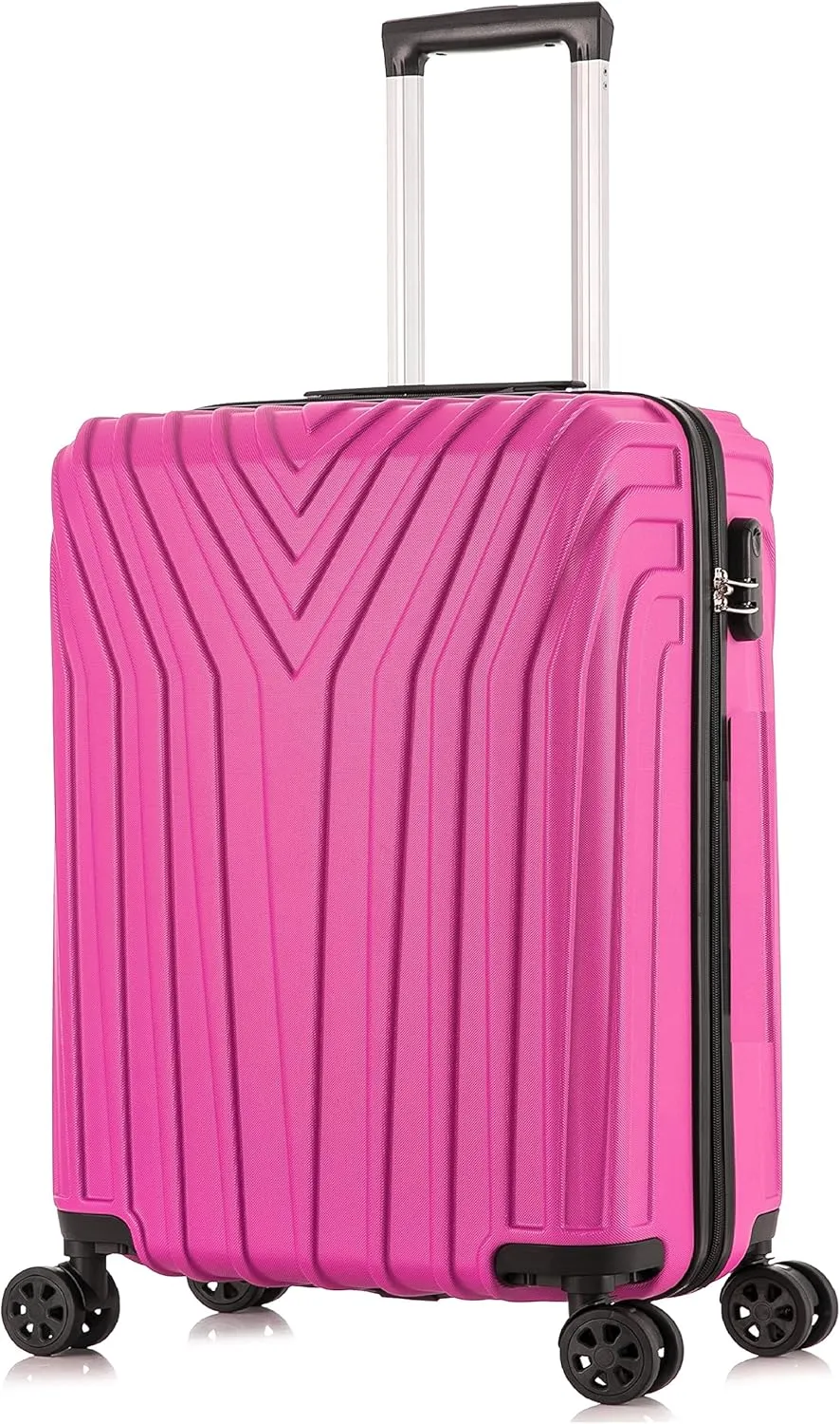 Cabin Spinner Suitcase - ABS-101 - Pink