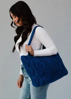 Cable Knit Tote *Multiple Colors Available*