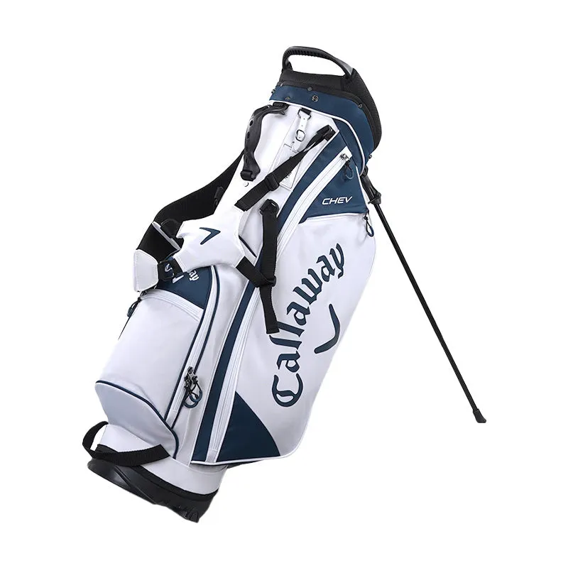 CALLAWAY 9" Chev Stand Bag (White/Navy)