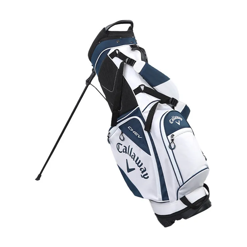 CALLAWAY 9" Chev Stand Bag (White/Navy)