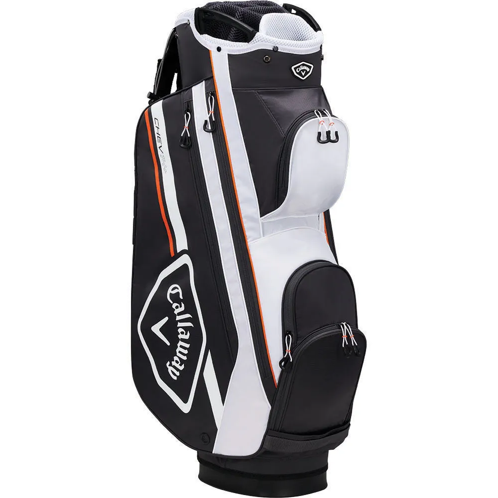 Callaway Chev 14  Cart Bag - Charcoal/White