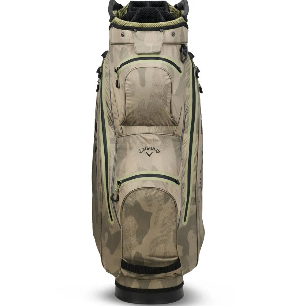 Callaway Chev Dry 14 Waterproof Cart Bag - Olive Camo