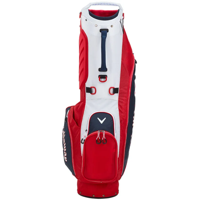 Callaway Hyper Lite Zero Double Strap Stand Bag - Navy/Red/White