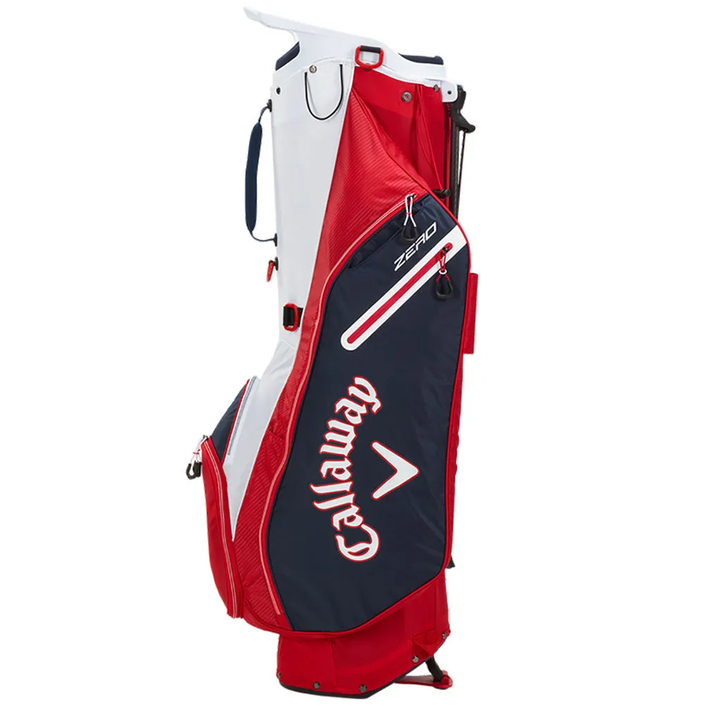 Callaway Hyper Lite Zero Double Strap Stand Bag - Navy/Red/White