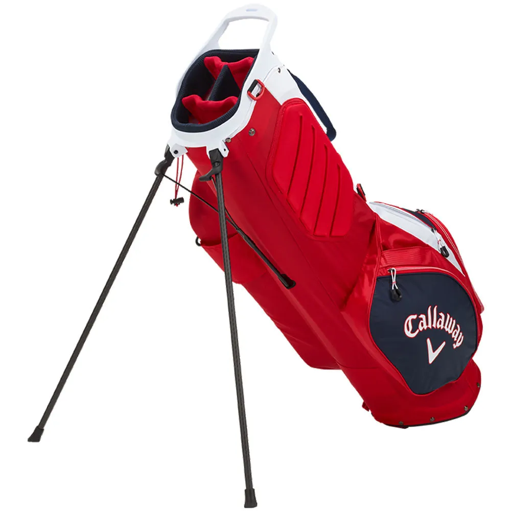 Callaway Hyper Lite Zero Double Strap Stand Bag - Navy/Red/White