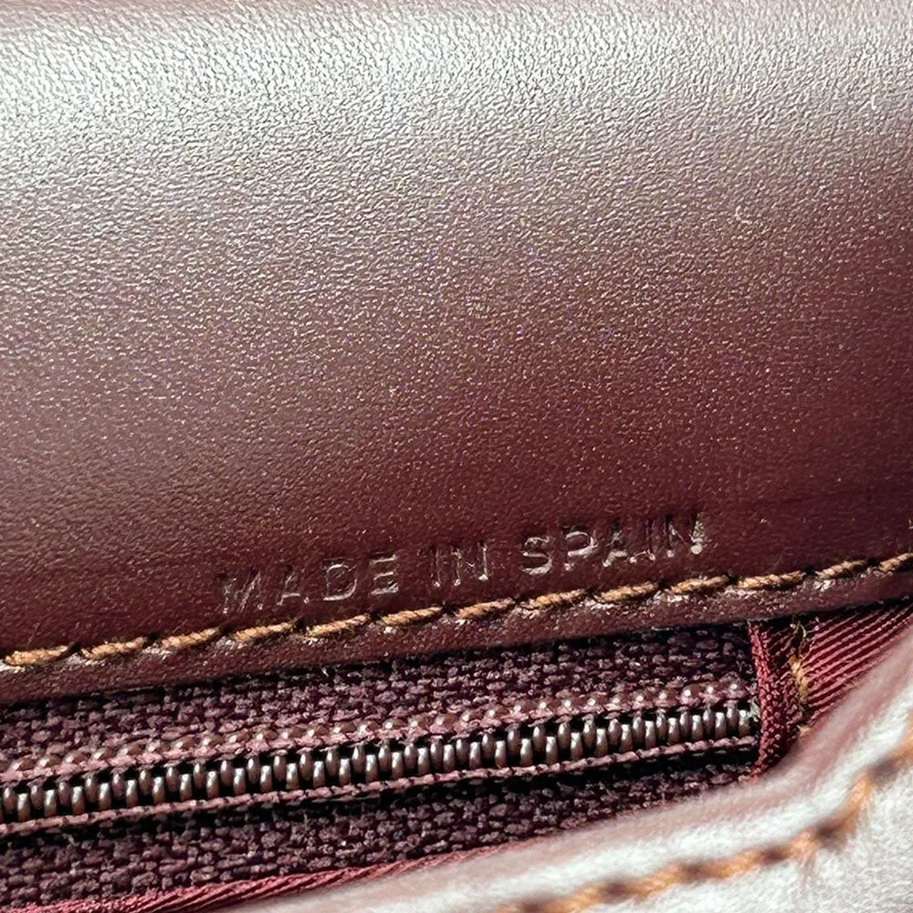 Cartier Must Line Leather Bordeaux Clutch Bag