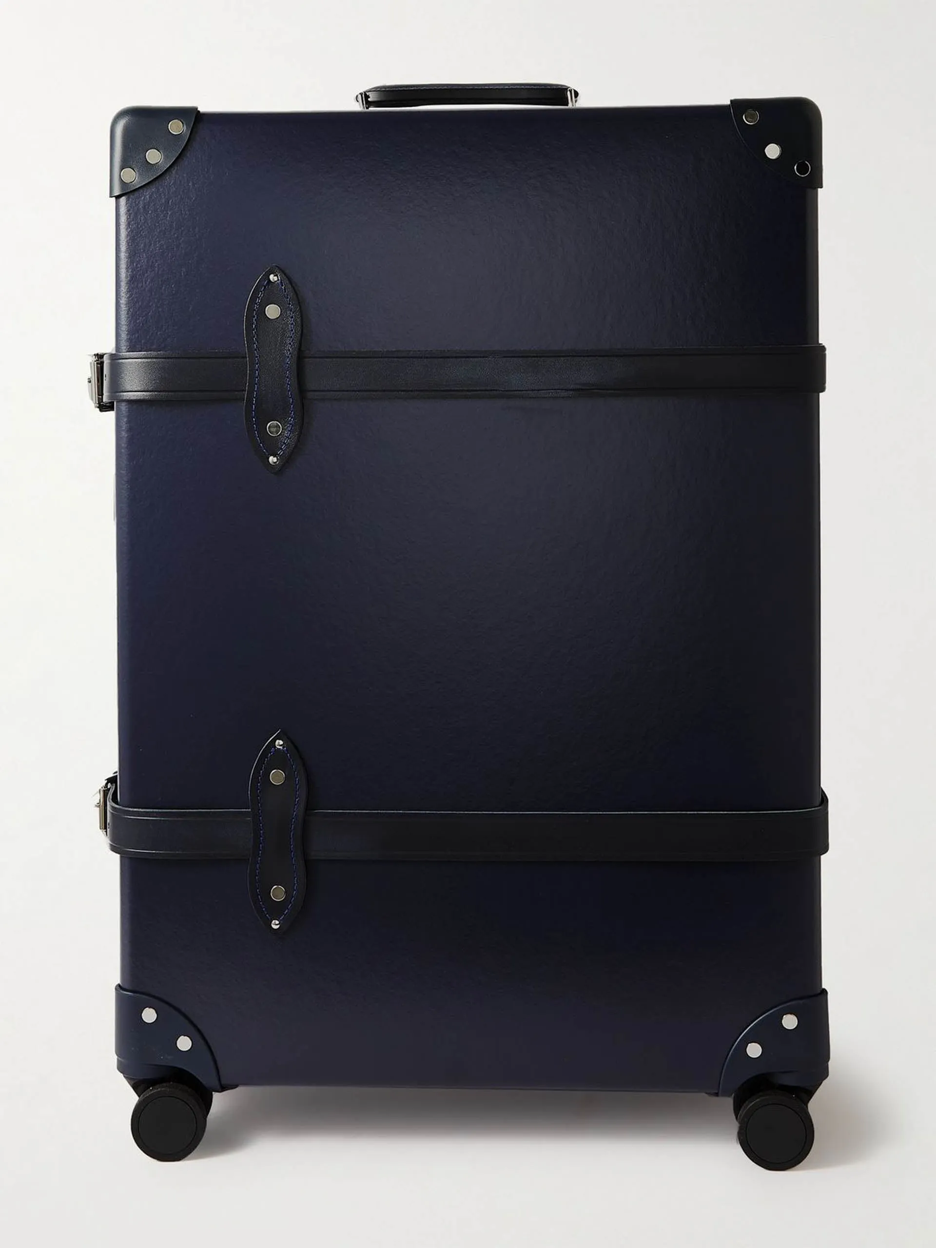 Centenary 30" leather-trimmed suitcase