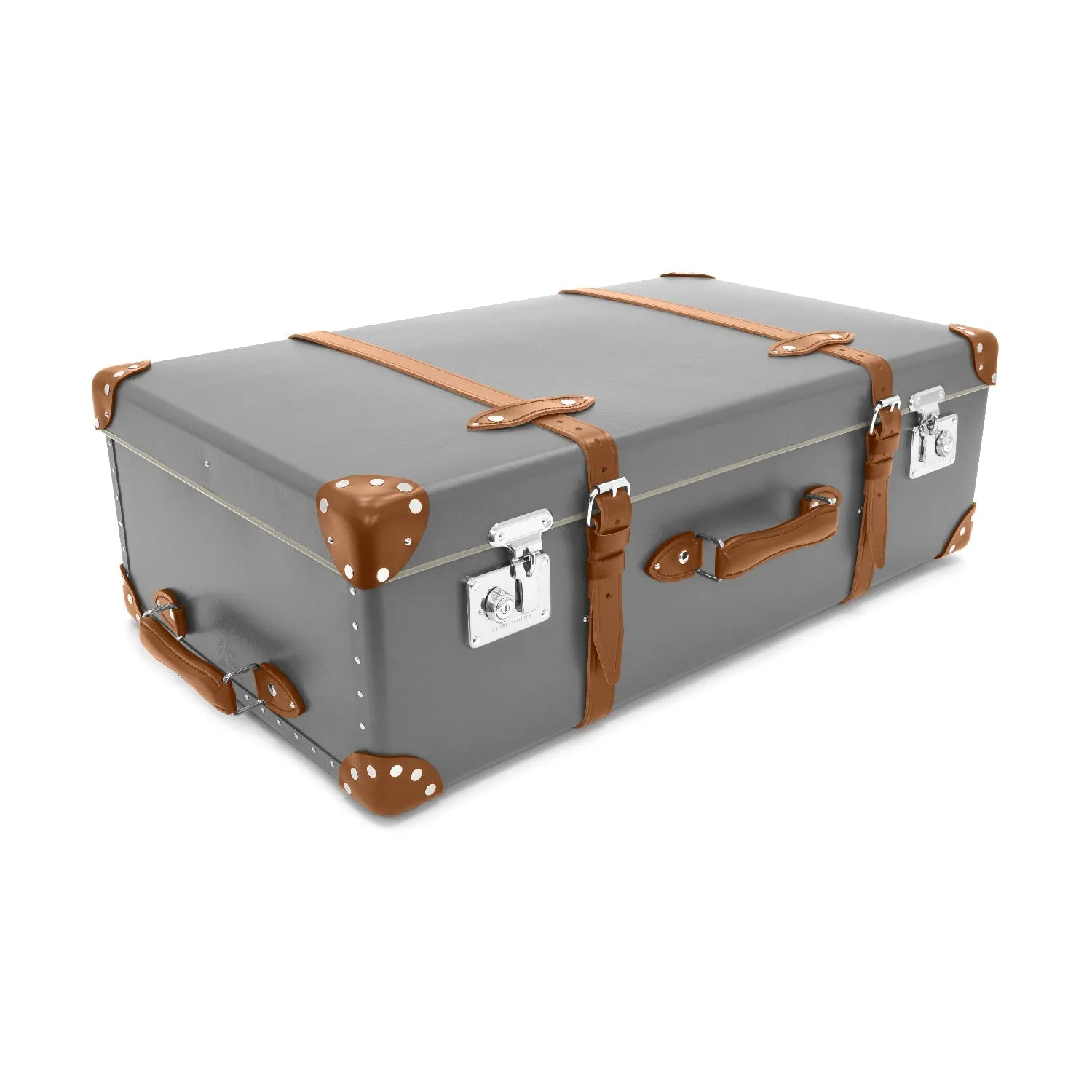 Centenary · Large Suitcase | Grey/Caramel