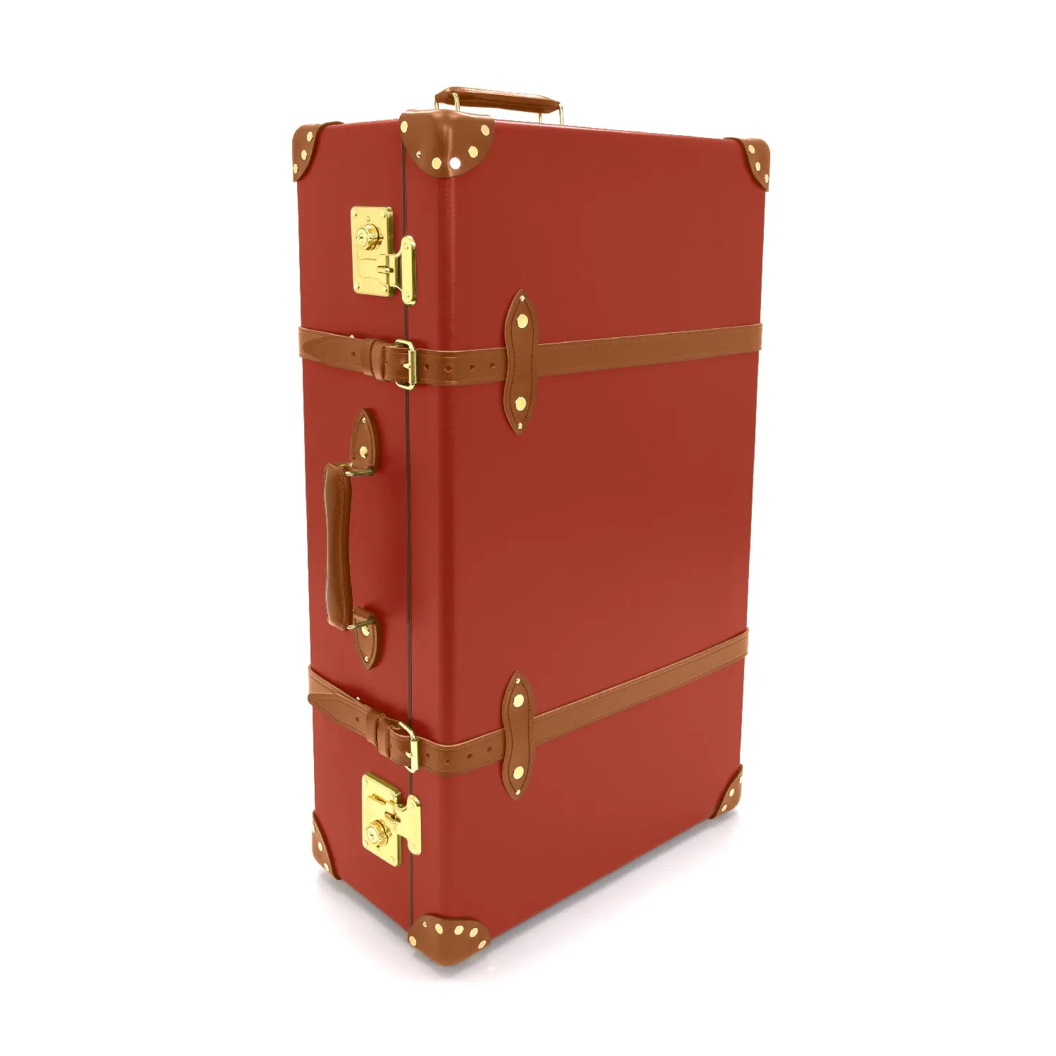 Centenary · XL Suitcase | Red/Caramel