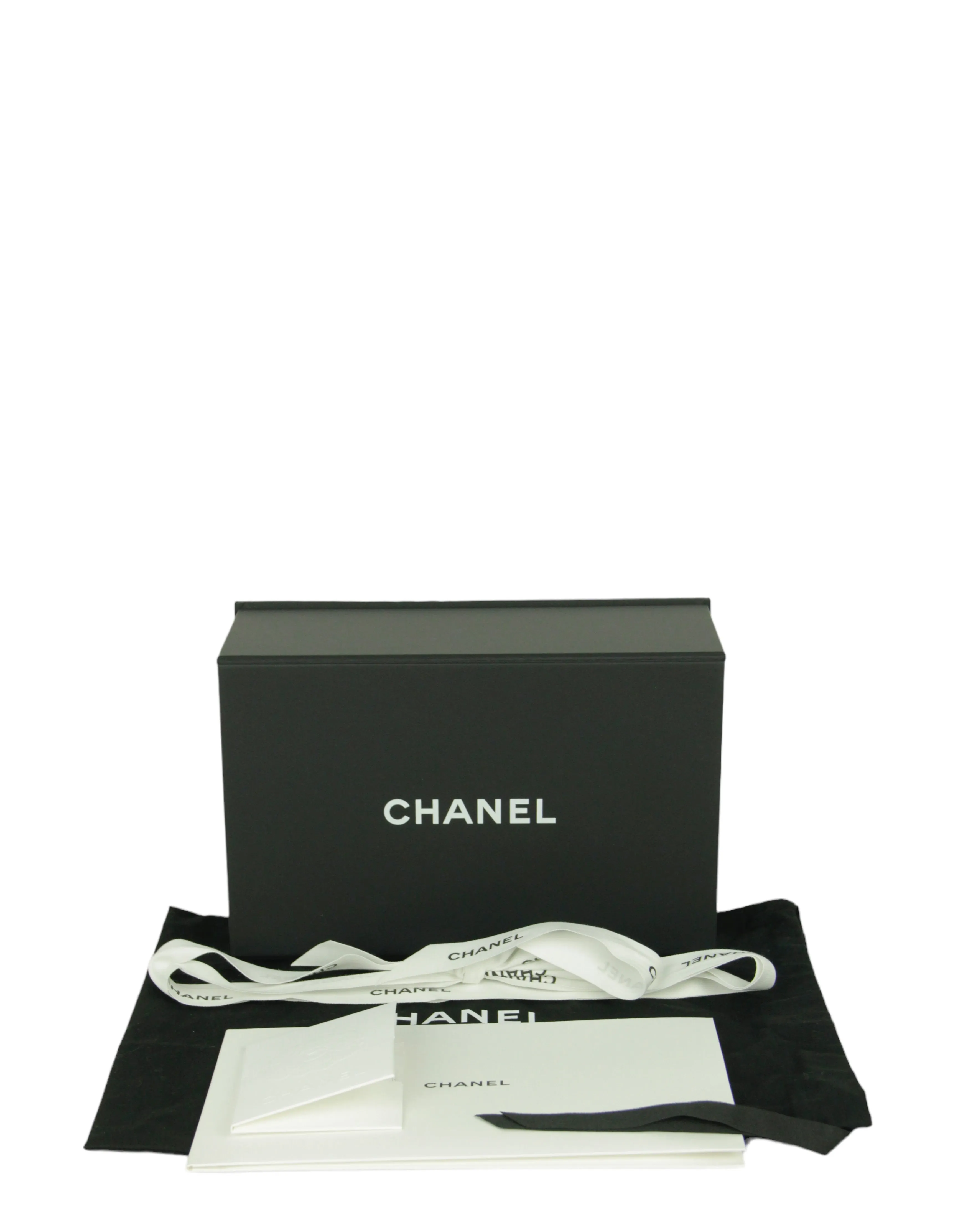 Chanel 2024 White Tweed CHANEL Print Rectangular Mini Flap