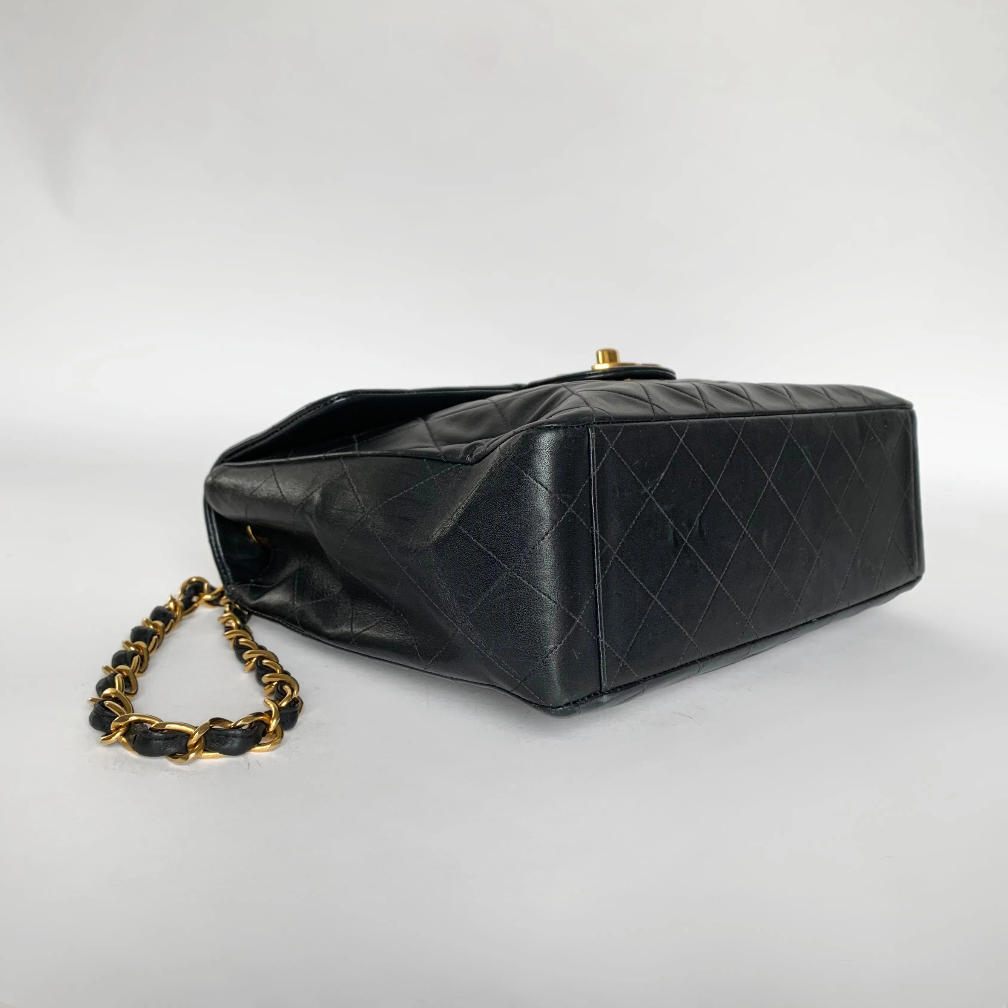 Chanel Classic Flap Bag Maxi Lambskin Leather