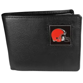 Cleveland Browns Leather Bi-fold Wallet