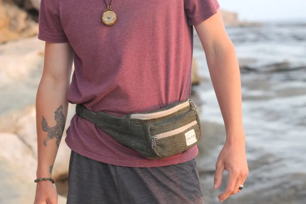 Core Hemp Fanny Pack - Banyan Green