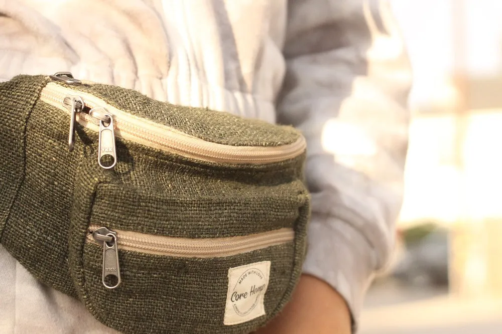 Core Hemp Fanny Pack - Banyan Green