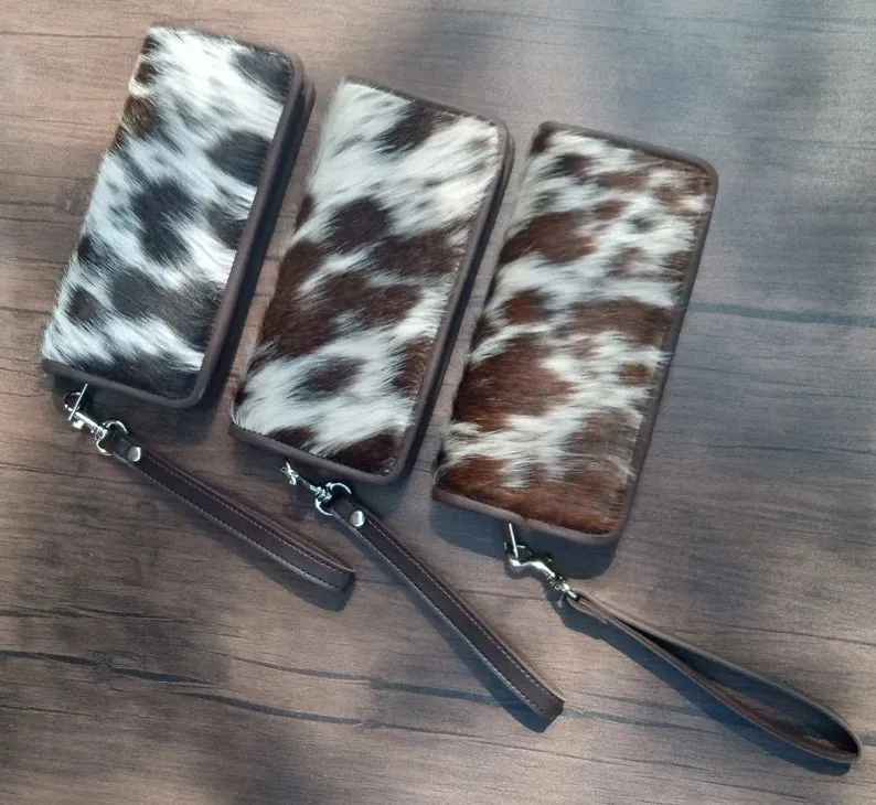 Cowhide Wallet For Women | Handmade Wallet | Brown Wallet