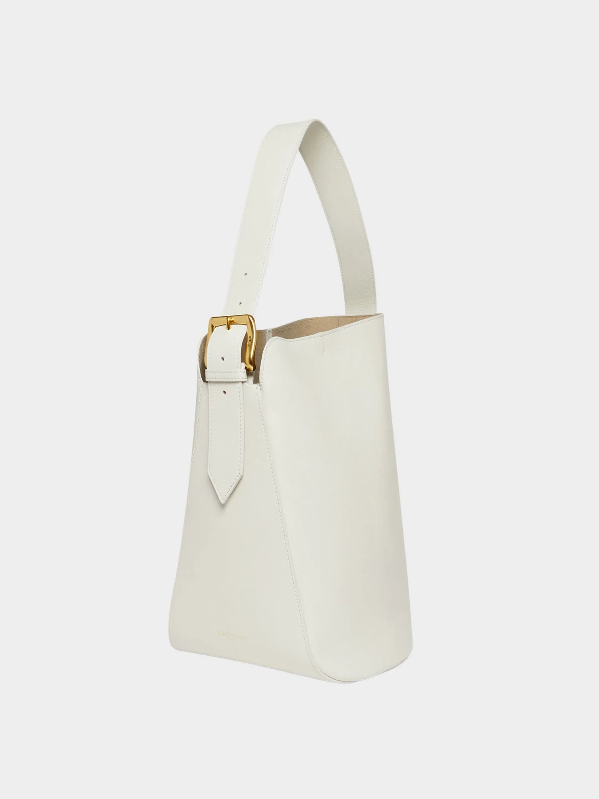 Cream Quiver bucket bag