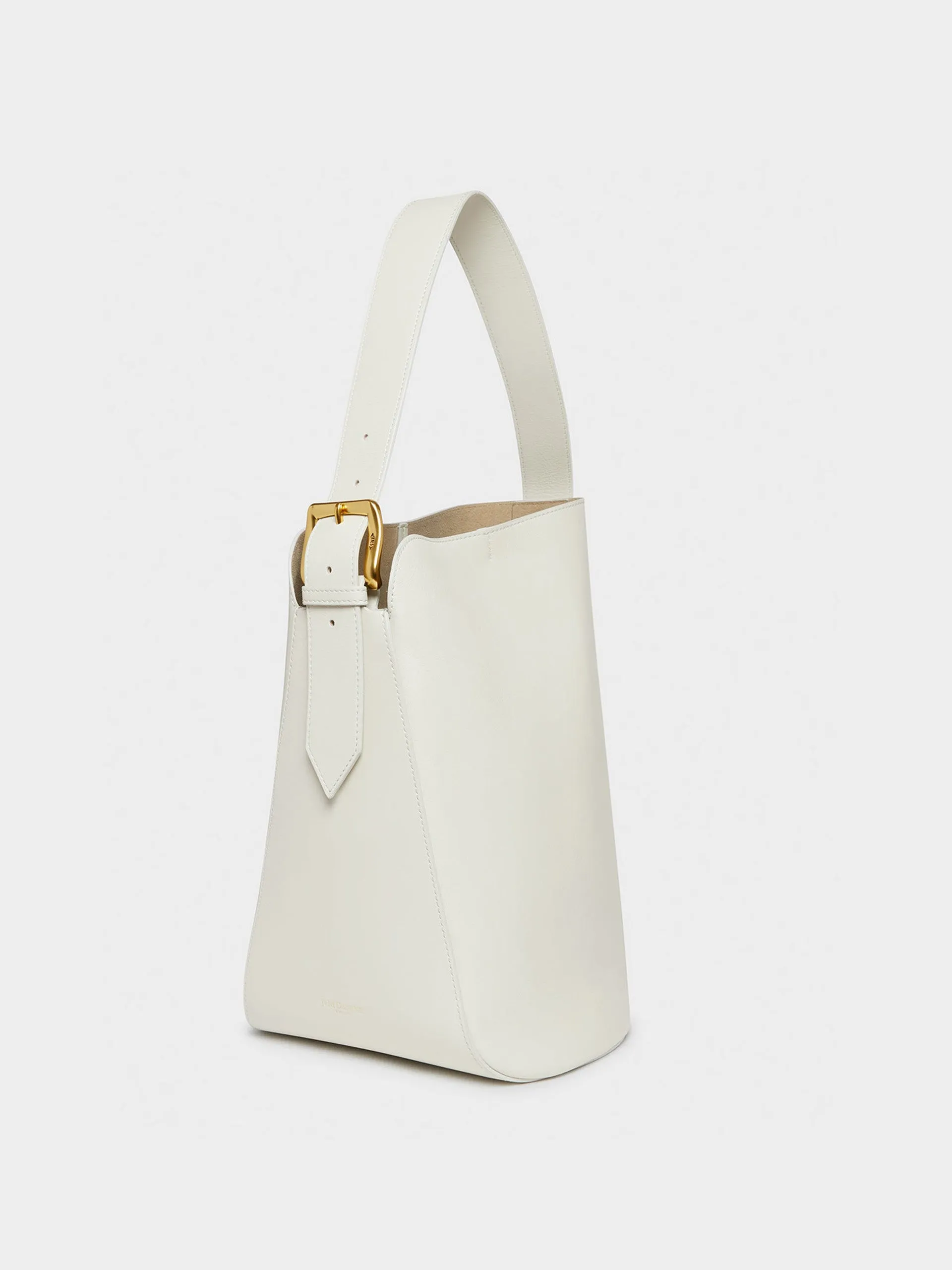 Cream Quiver bucket bag