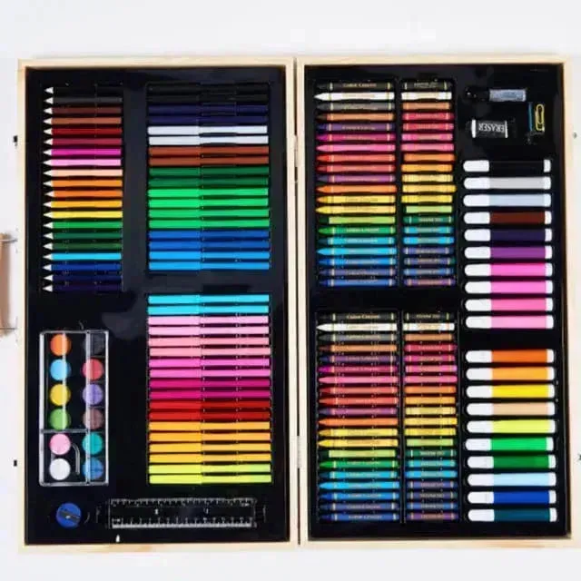 Creative Wooden Art Suitcase (220 Pcs)