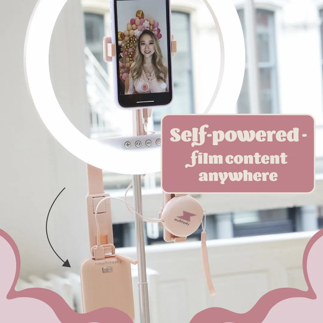 Creator On-Screen Kit - Multi-charging Self-Powered Portable Ring Light Set