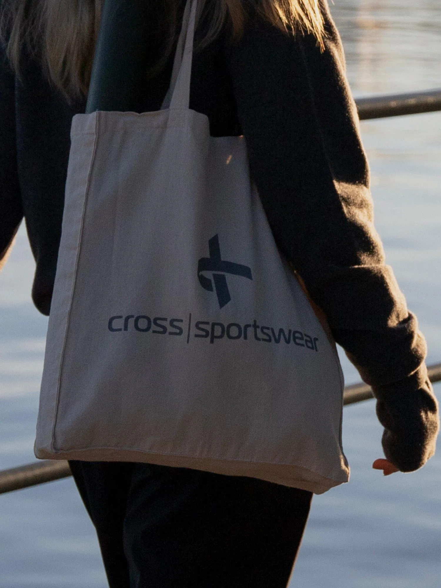 Cross Tote Bag Undye