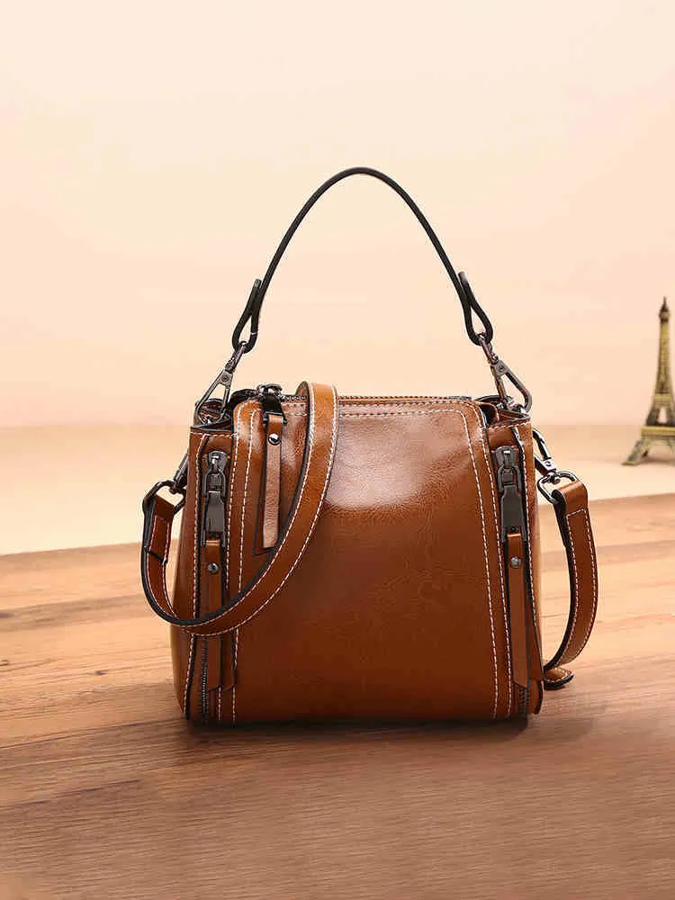 Crossbody bag female 2020 new genuine leather small female bag shoulder small bag