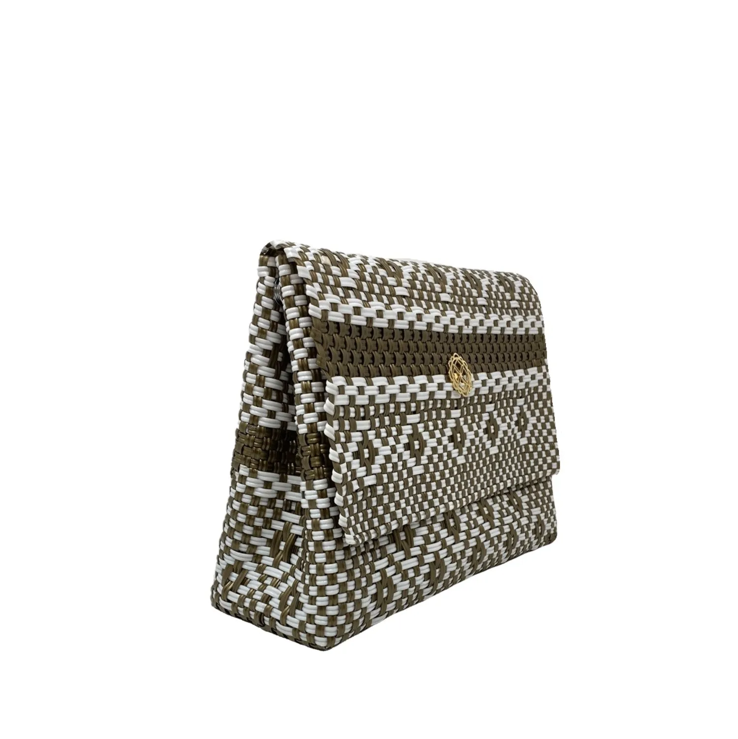 Crossbody Gold Aztec Stripe