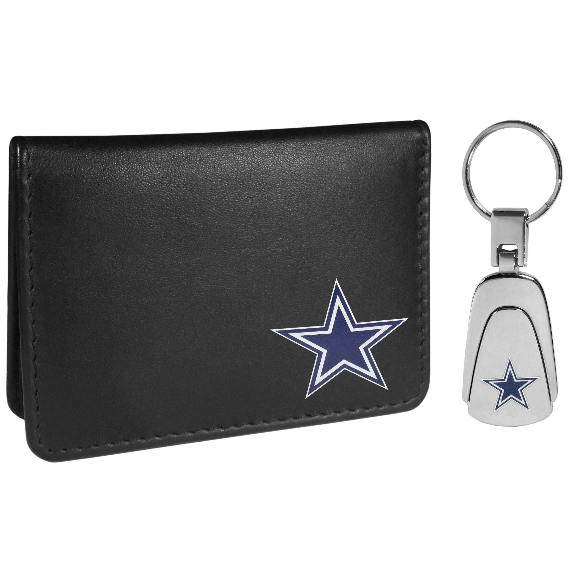 Dallas Cowboys Weekend Bi-fold Wallet & Steel Key Chain