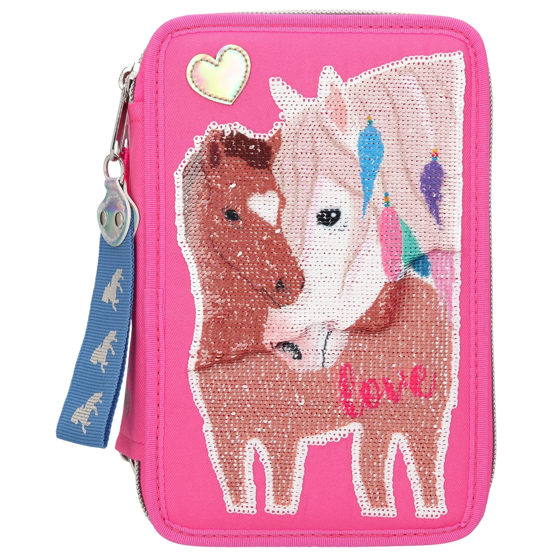 Depesche Miss Melody Filled Triple Pencil Case Pink