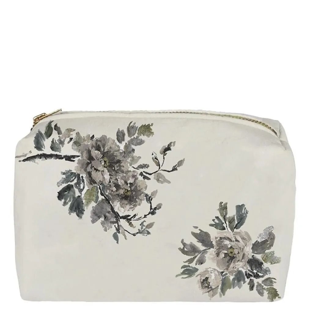 Designers Guild Shanghai Garden Ecru Large Toiletry Bag