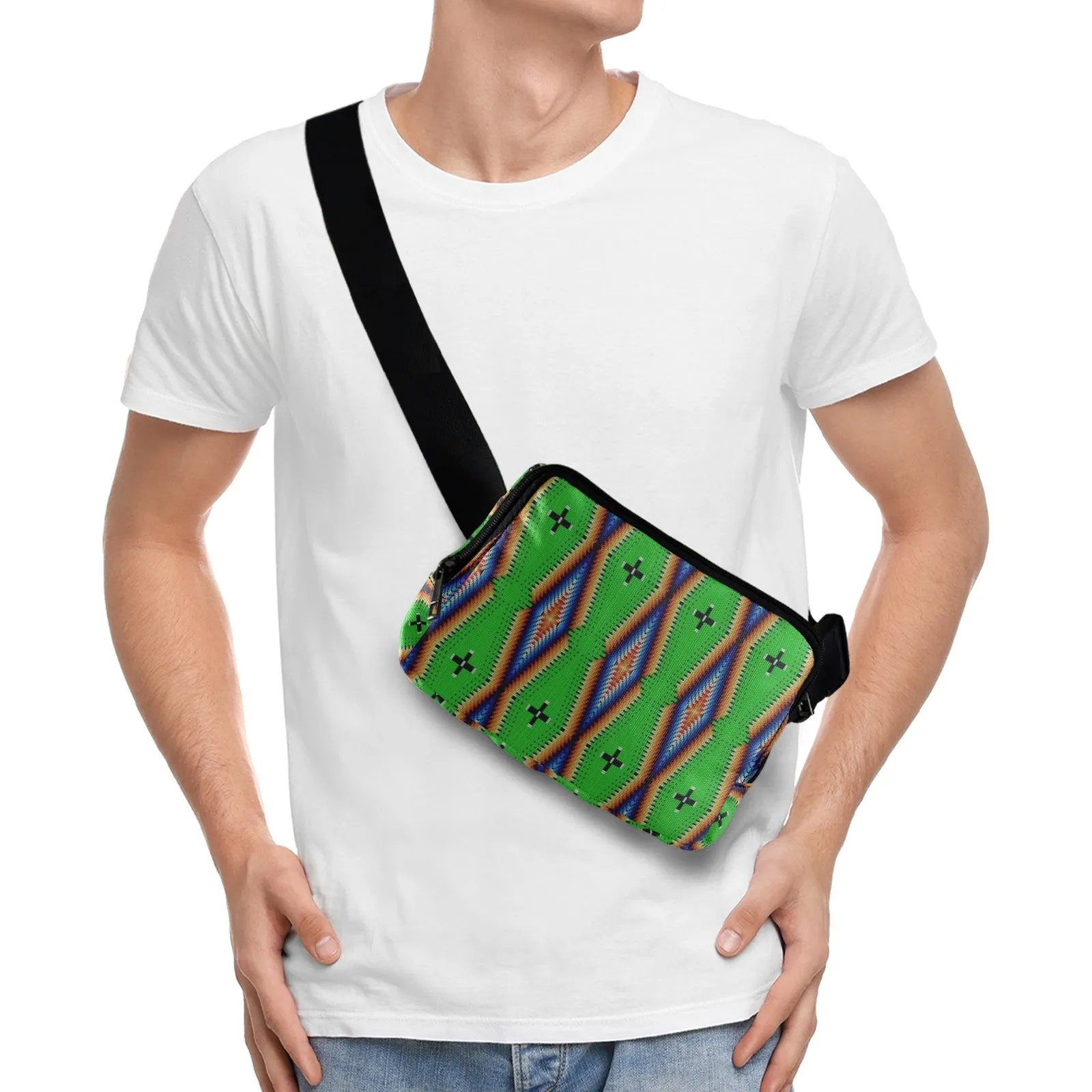 Diamond in the Bluff Lime Belt Bag