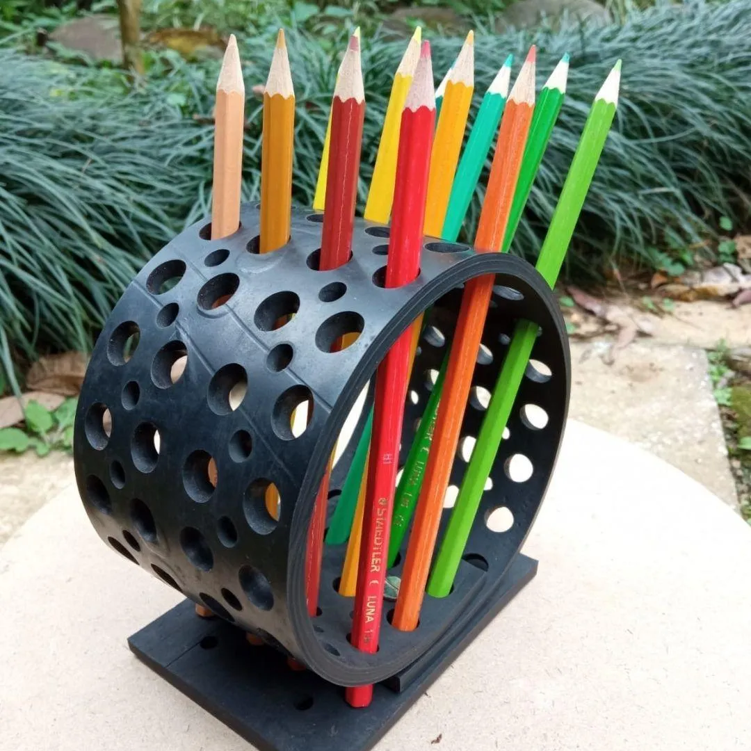 Dotty Multi Design Eco-Friendly Pencil/Pen Holder