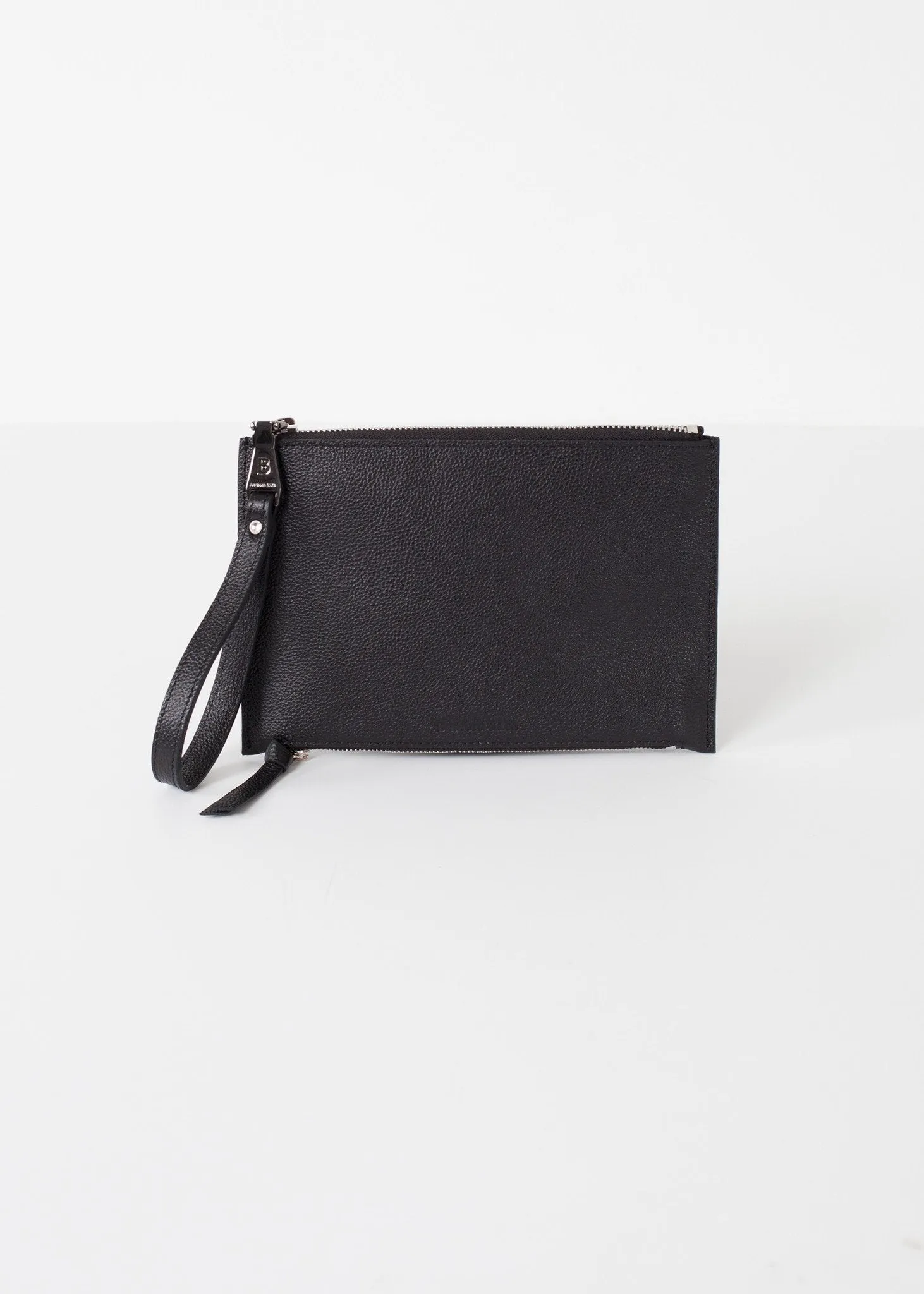 Double Zip Clutch