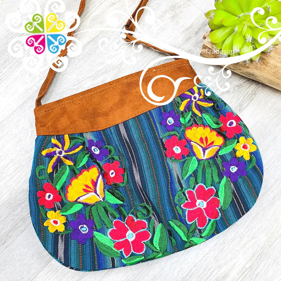 Embroider Waist Shape Crossover Bag