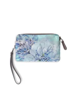 Envy Hold - Blue Peonies Clutch