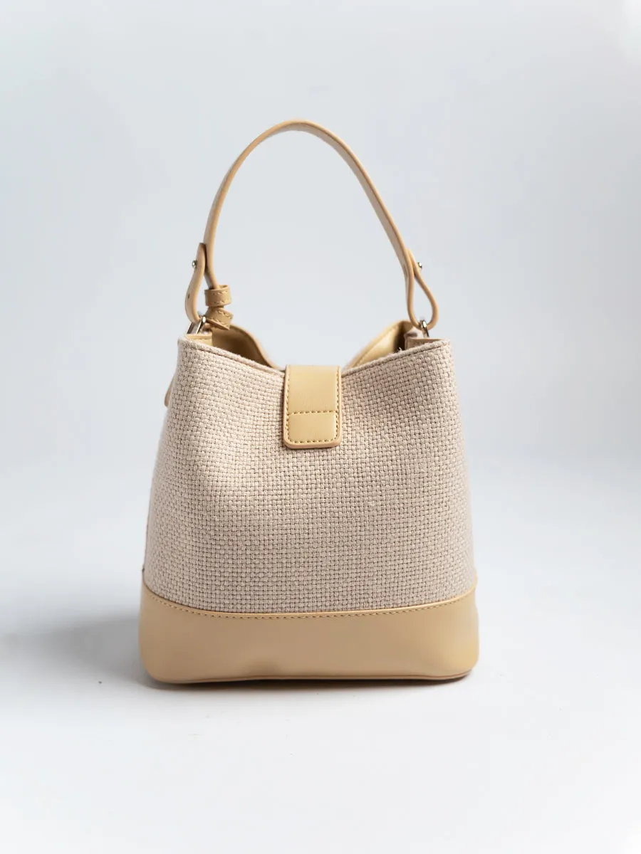 Eryca Raffia Bucket Bag