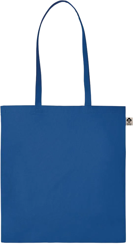 Essential colored organic cotton tote bag