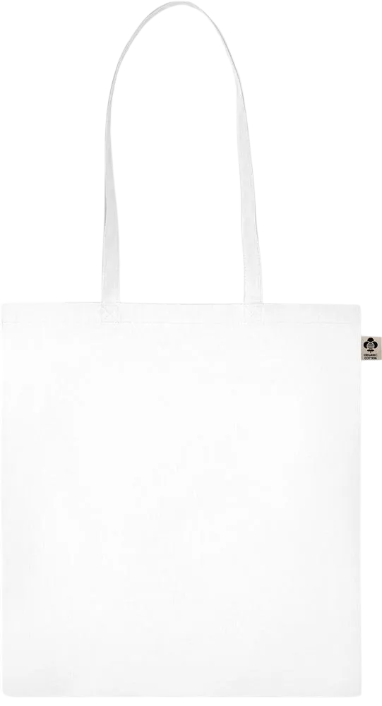 Essential colored organic cotton tote bag