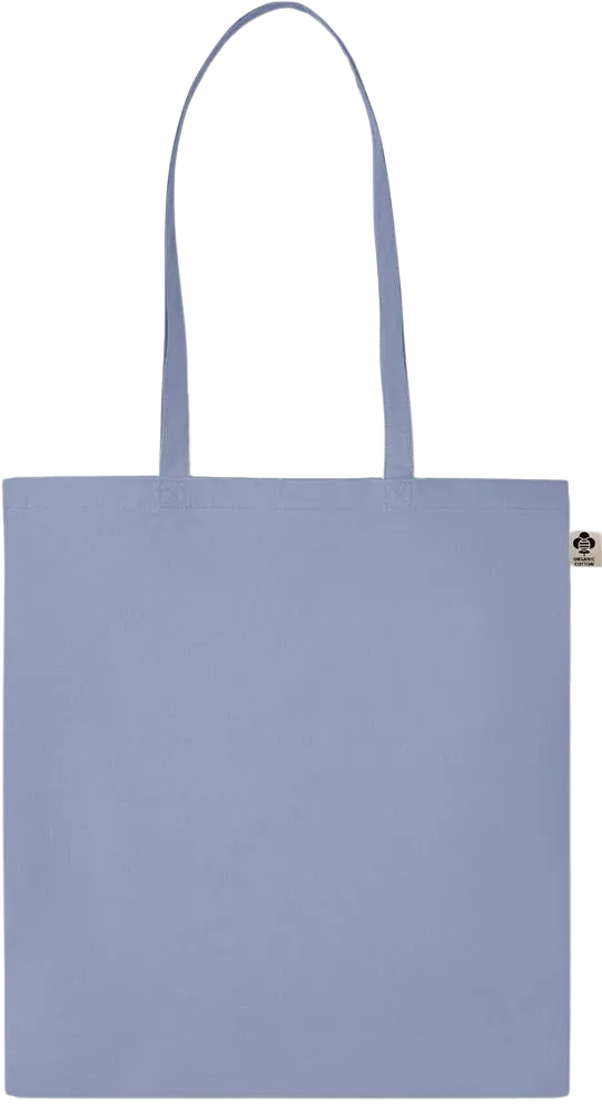 Essential colored organic cotton tote bag