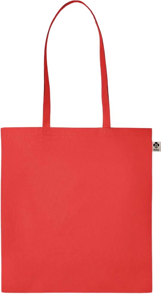 Essential colored organic cotton tote bag