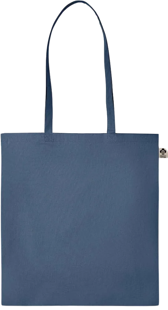 Essential colored organic cotton tote bag