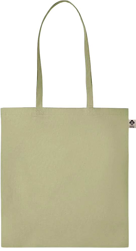 Essential colored organic cotton tote bag