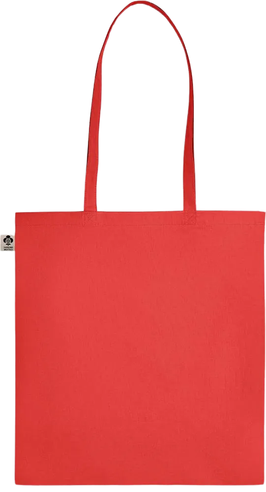 Essential colored organic cotton tote bag