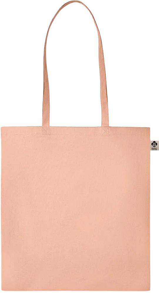 Essential colored organic cotton tote bag