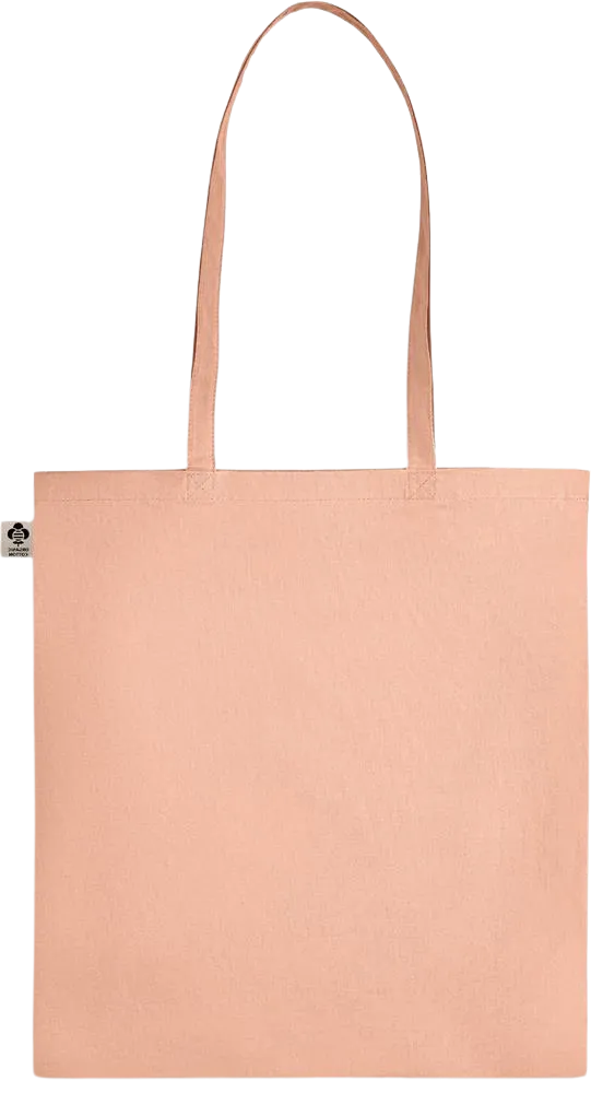 Essential colored organic cotton tote bag