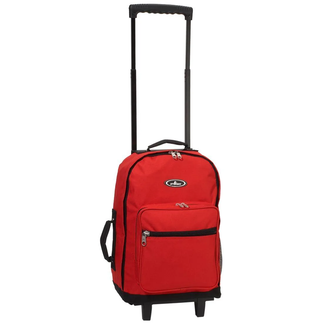 Everest Wheeled Backpack Rolling Carry On Suitcase on Wheels