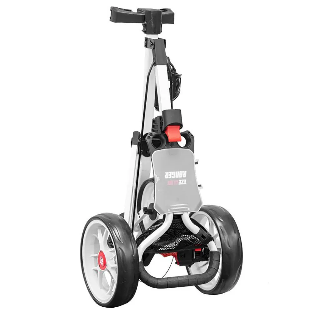 EzeGlide Ranger 3-Wheel Push Trolley - White